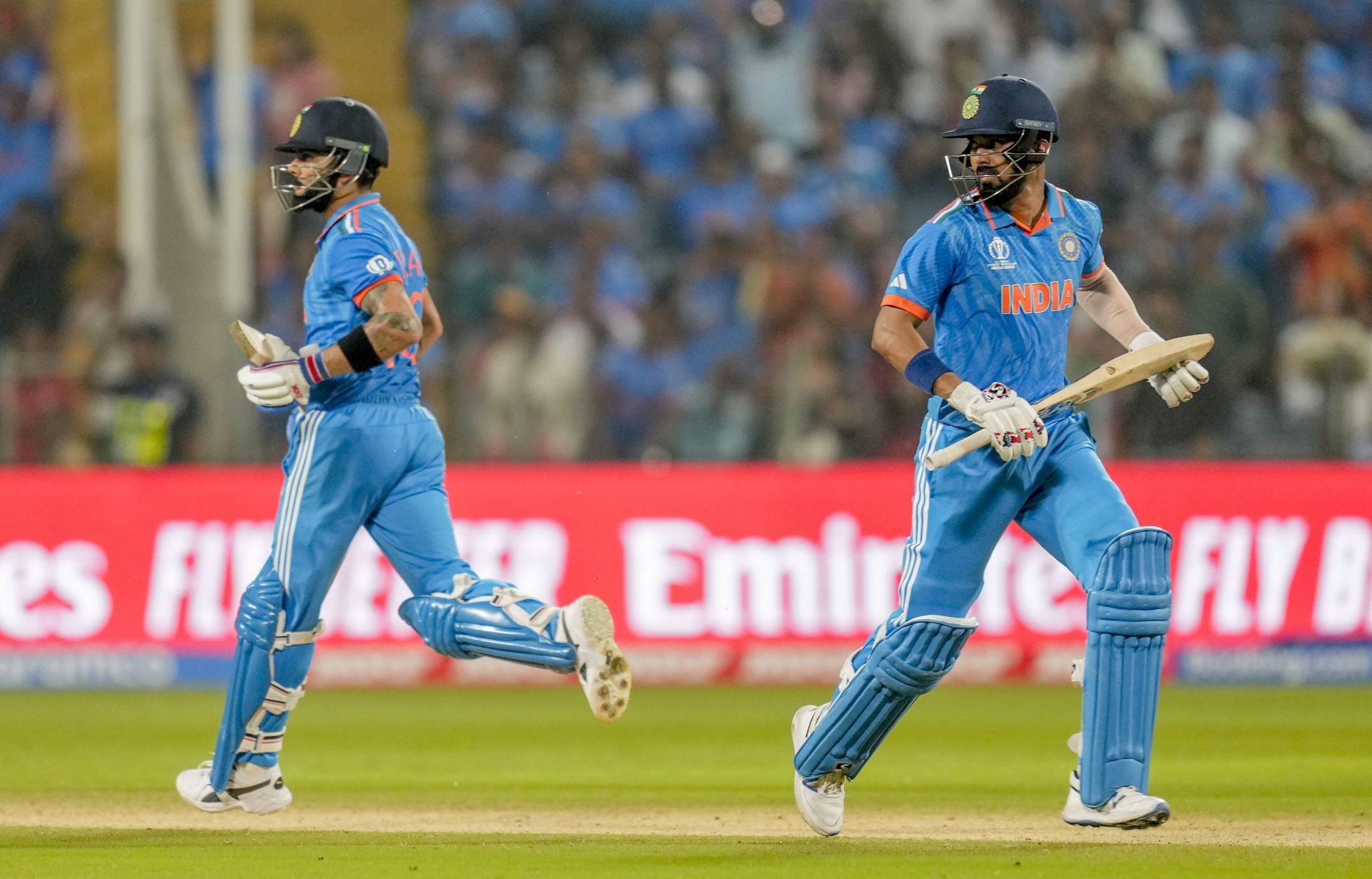 Virat Kohli and KL Rahul strung together an unbroken 83-run fourth-wicket partnership. [P/C: AP]