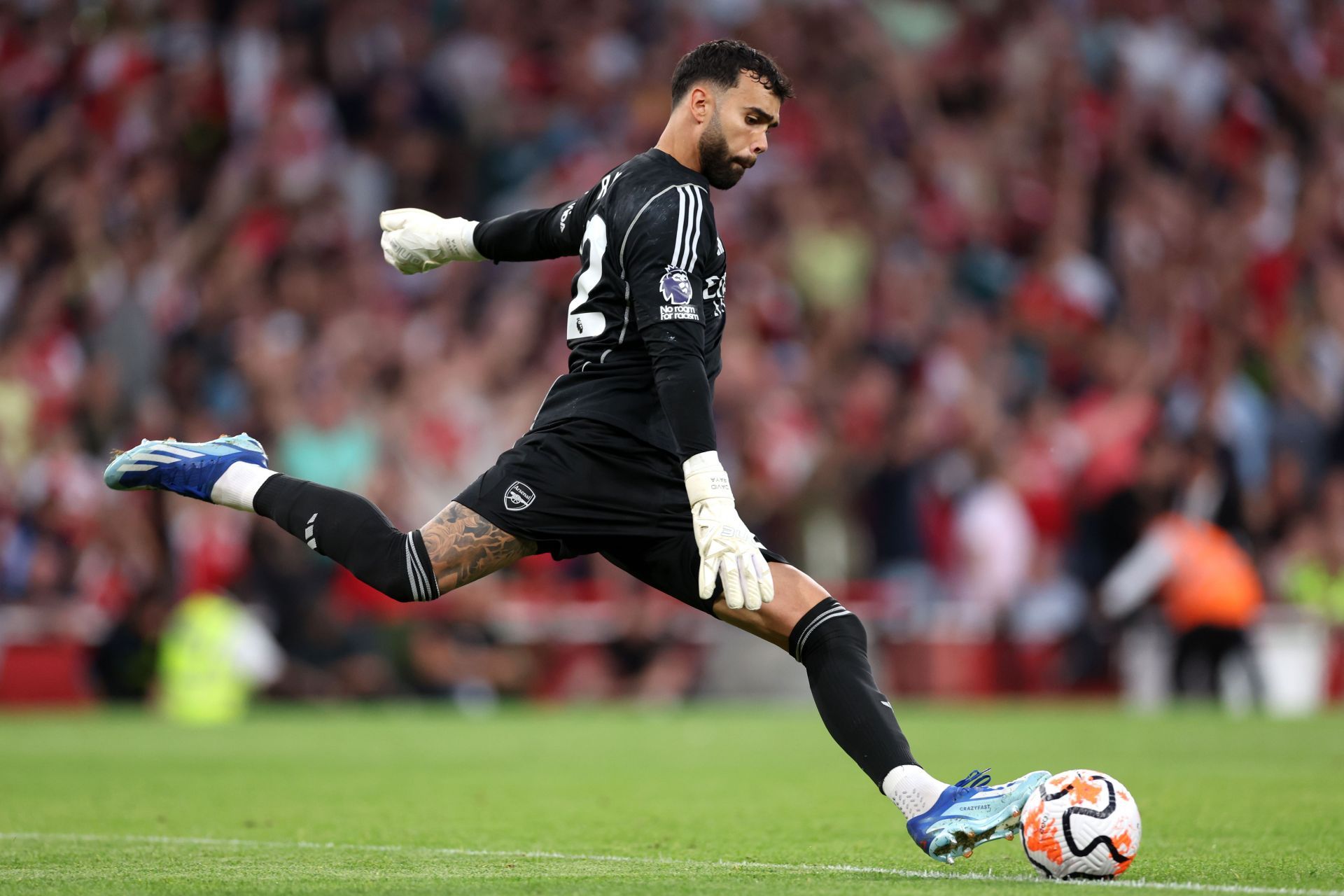 David Raya has settled in quickly at the Emirates.