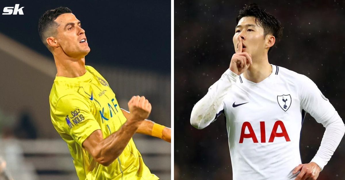 Cristiano Ronaldo (left) and Son Heung-min (right)