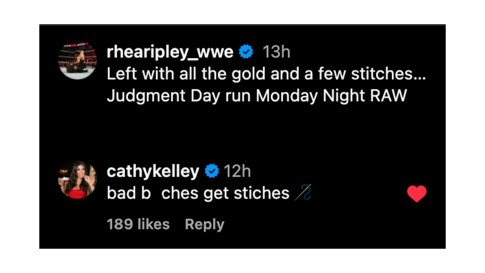 Kelley&#039;s response to Ripley&#039;s post.