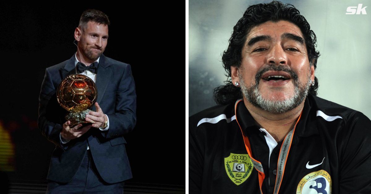 Lionel Messi paid tribute to Diego Maradona