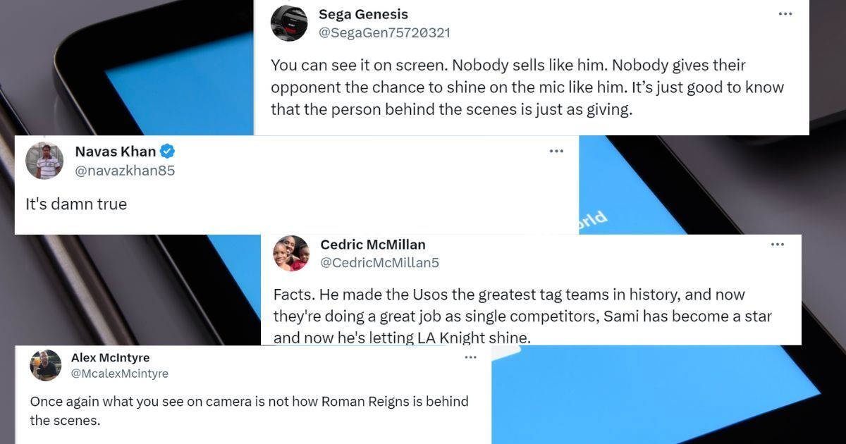 Reigns also has several fans backing him up!