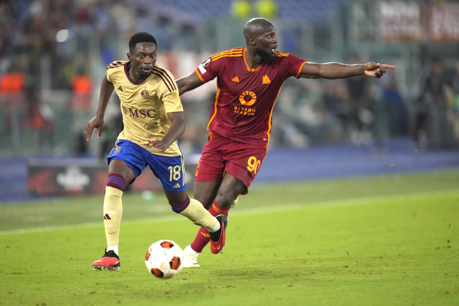 Romelu Lukaku (right) is unlikely to return to Stamford Bridge.