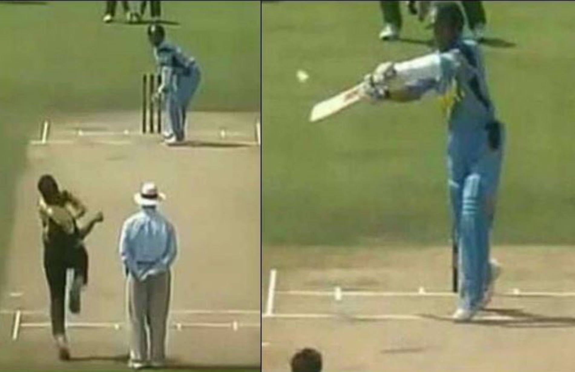 Tendulkar launched a brutal attack on Pakistan in the 2003 World Cup clash.