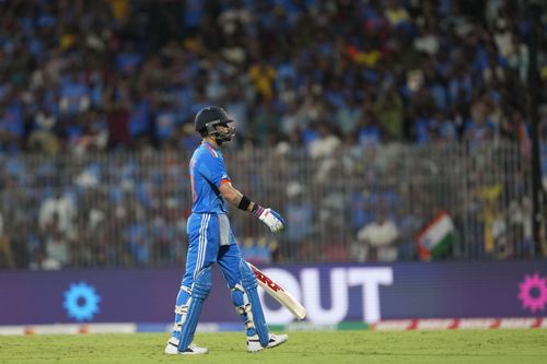 Virat Kohli seemed headed for a century before he lost his wicket against Australia. [P/C: AP]