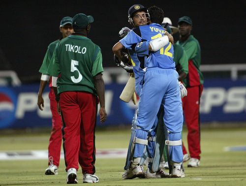 Sourav Ganguly and Yuvraj Singh starred with the bat