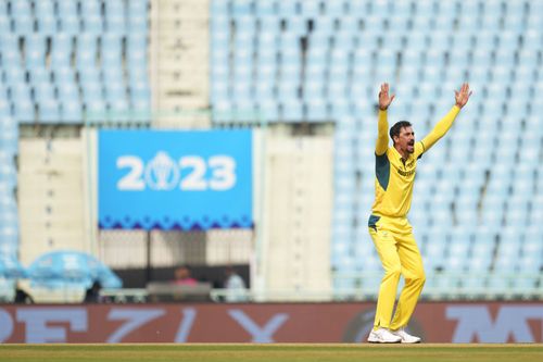 Mitchell Starc has picked up six wickets in Australia's first four games. [P/C: AP]