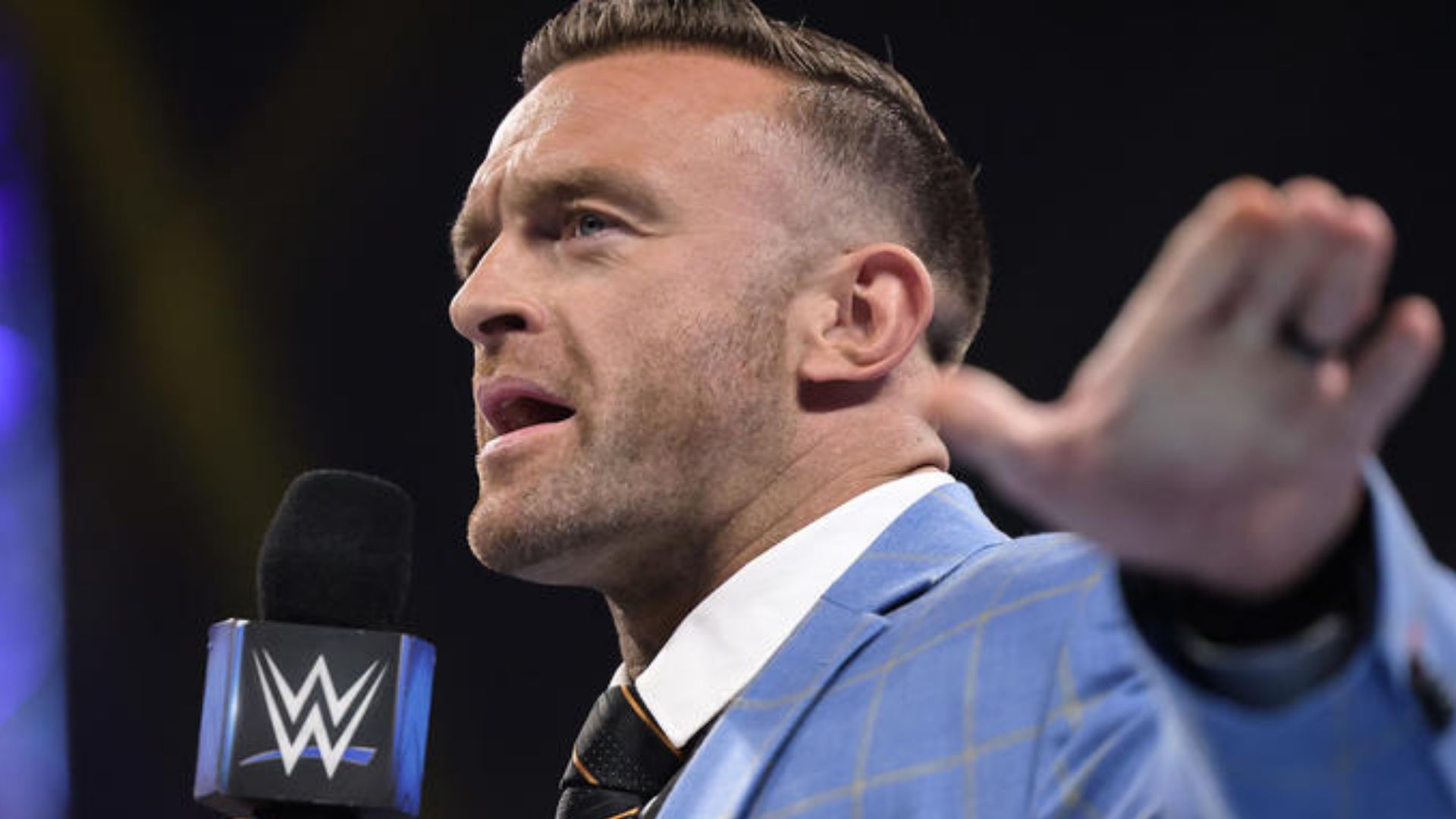 Nick Aldis during his WWE debut. Image Credits: wwe.com 