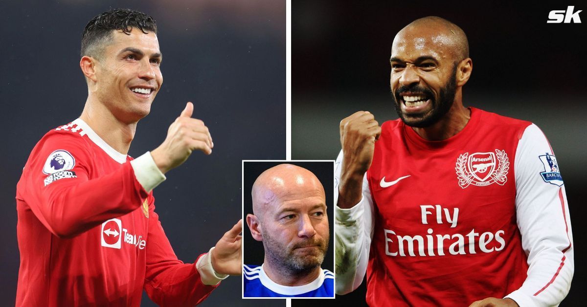Alan Shearer picked Cristiano Ronaldo over Thierry Henry 