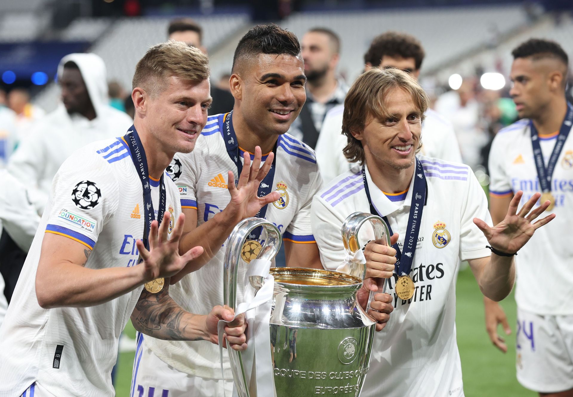 Toni Kroos (left) would rather win team trophies with Real Madrid.