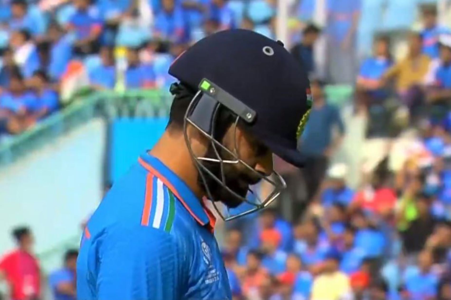 Kohli shockingly fell for a duck against England