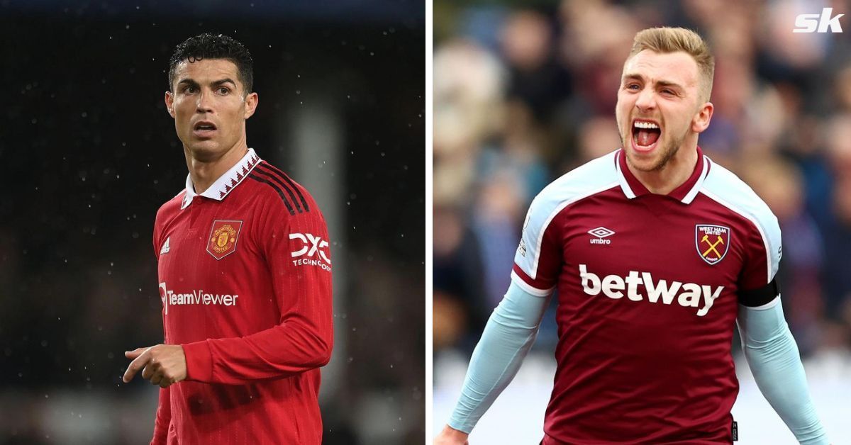 Cristiano Ronaldo and Jarrod Bowen (via Getty Images)