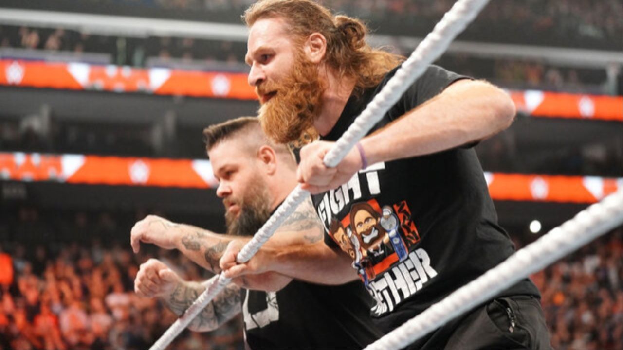 Kevin Owens and Sami Zayn on WWE RAW.