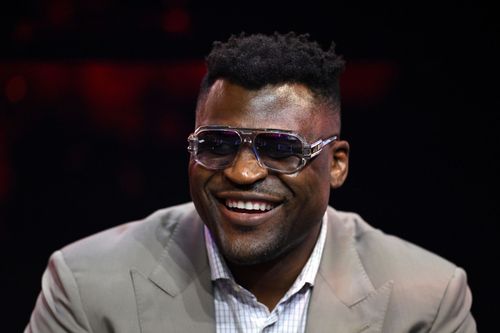 Francis Ngannou took several pictures with the Al-Nassr star.