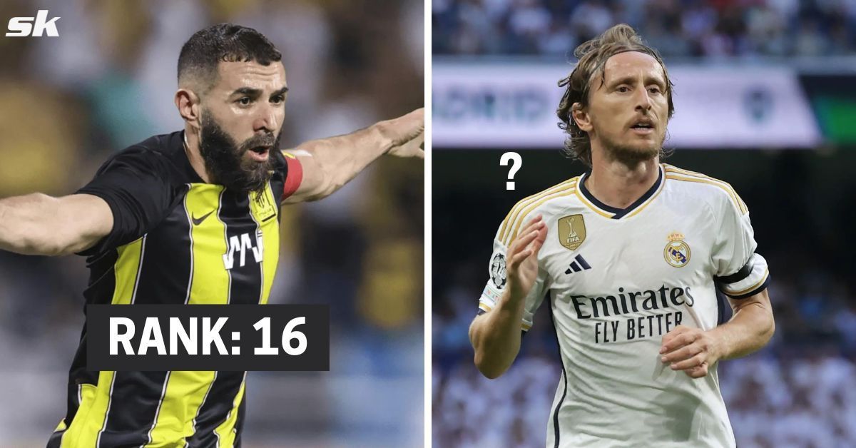 Karim Benzema (left) and Luka Modric (right)