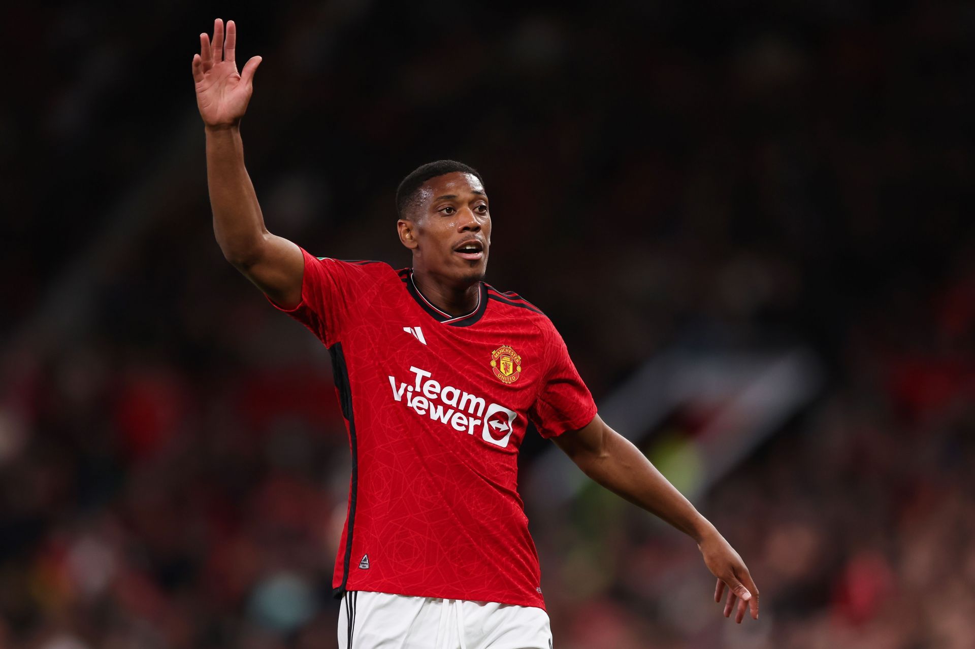 Martial in action for Manchester United v Crystal Palace - Carabao Cup Third Round