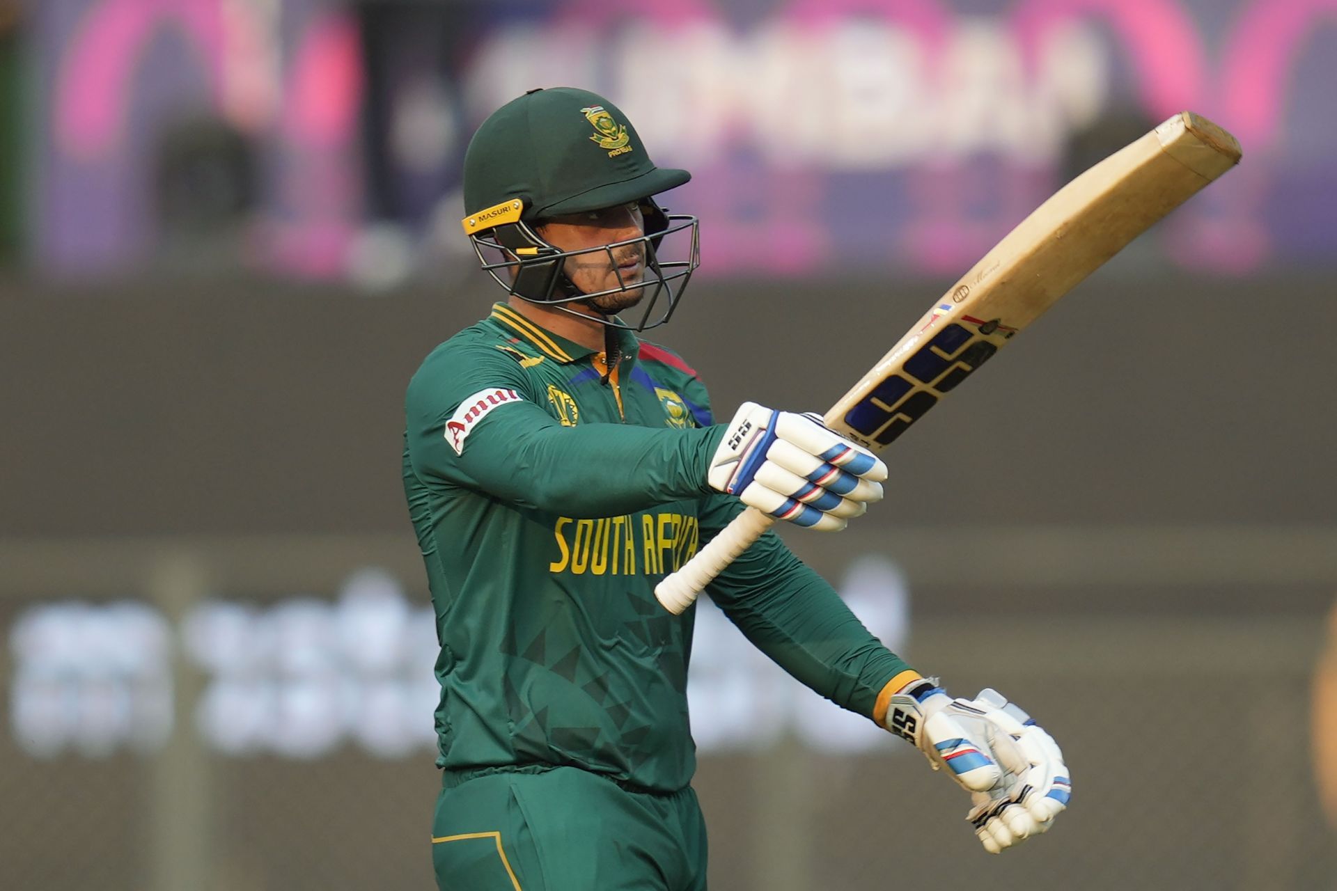 Quinton de Kock has already reeled off three centuries