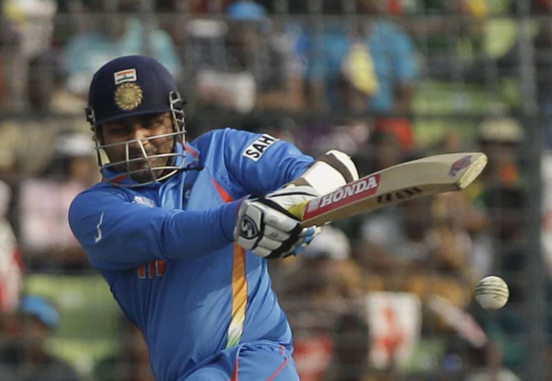 Sehwag's 175 in the tournament opener set the tone for India's title run in 2011