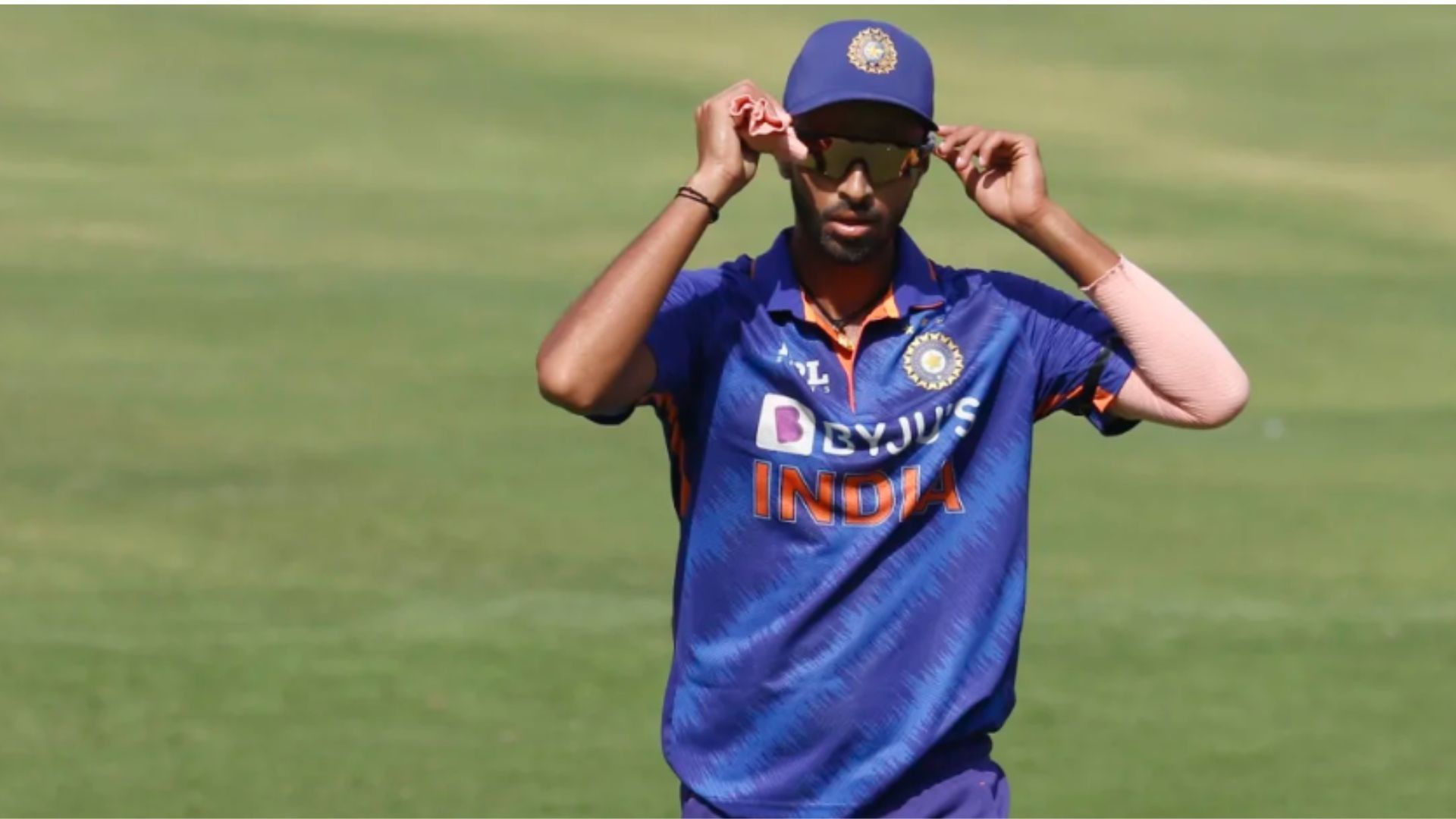 Washington Sundar narrowly missed out on a World Cup berth (Pic: BCCI)