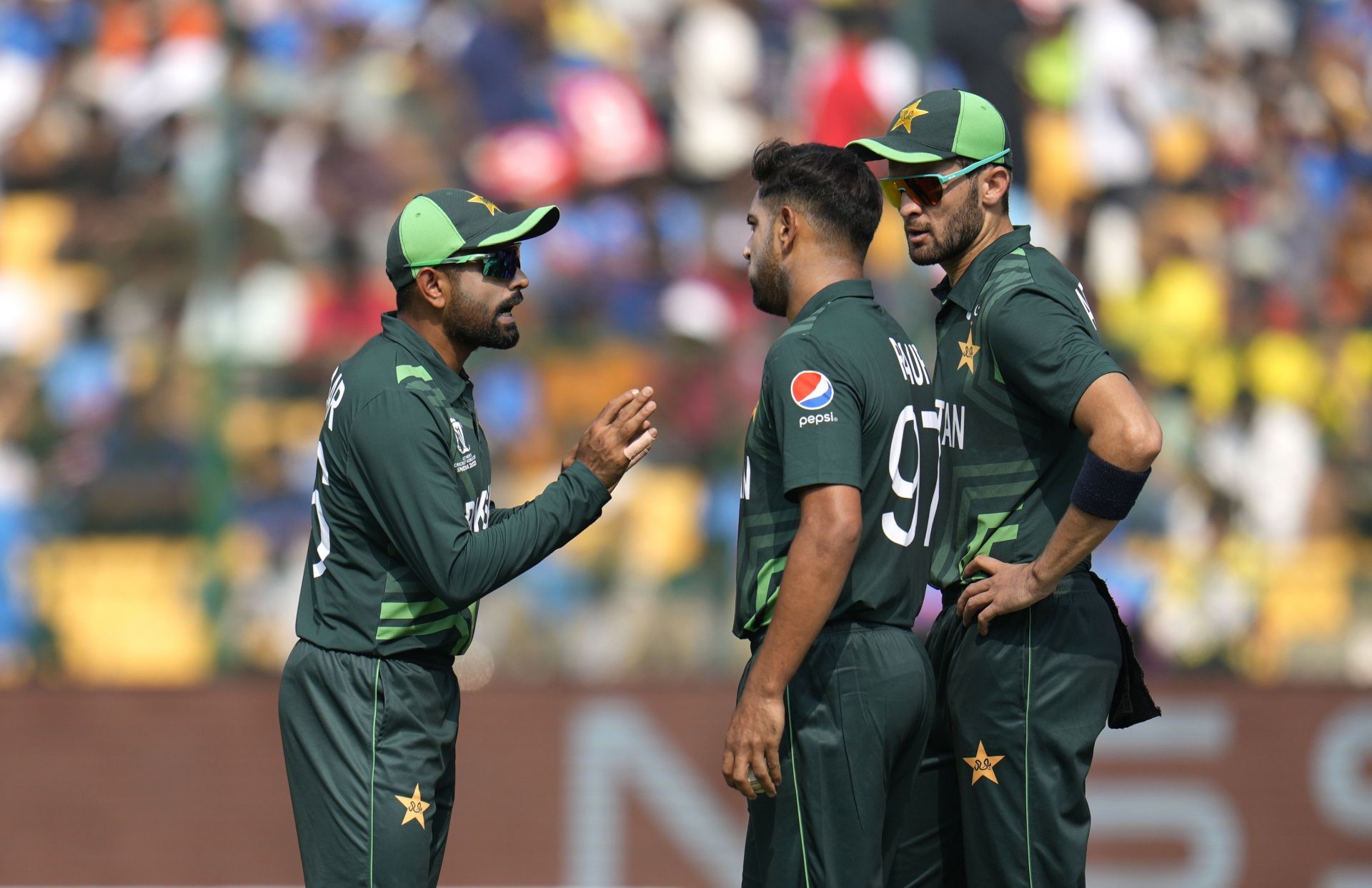 The Pakistan bowlers have not been at their potent best in the 2023 World Cup. [P/C: AP]