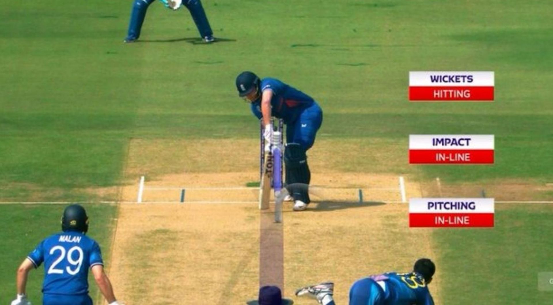 Bairstow was plumb in front off the opening delivery of the game