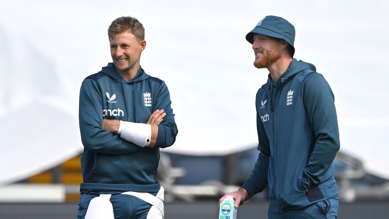 Joe Root and Ben Stokes. (Credits: Twitter)