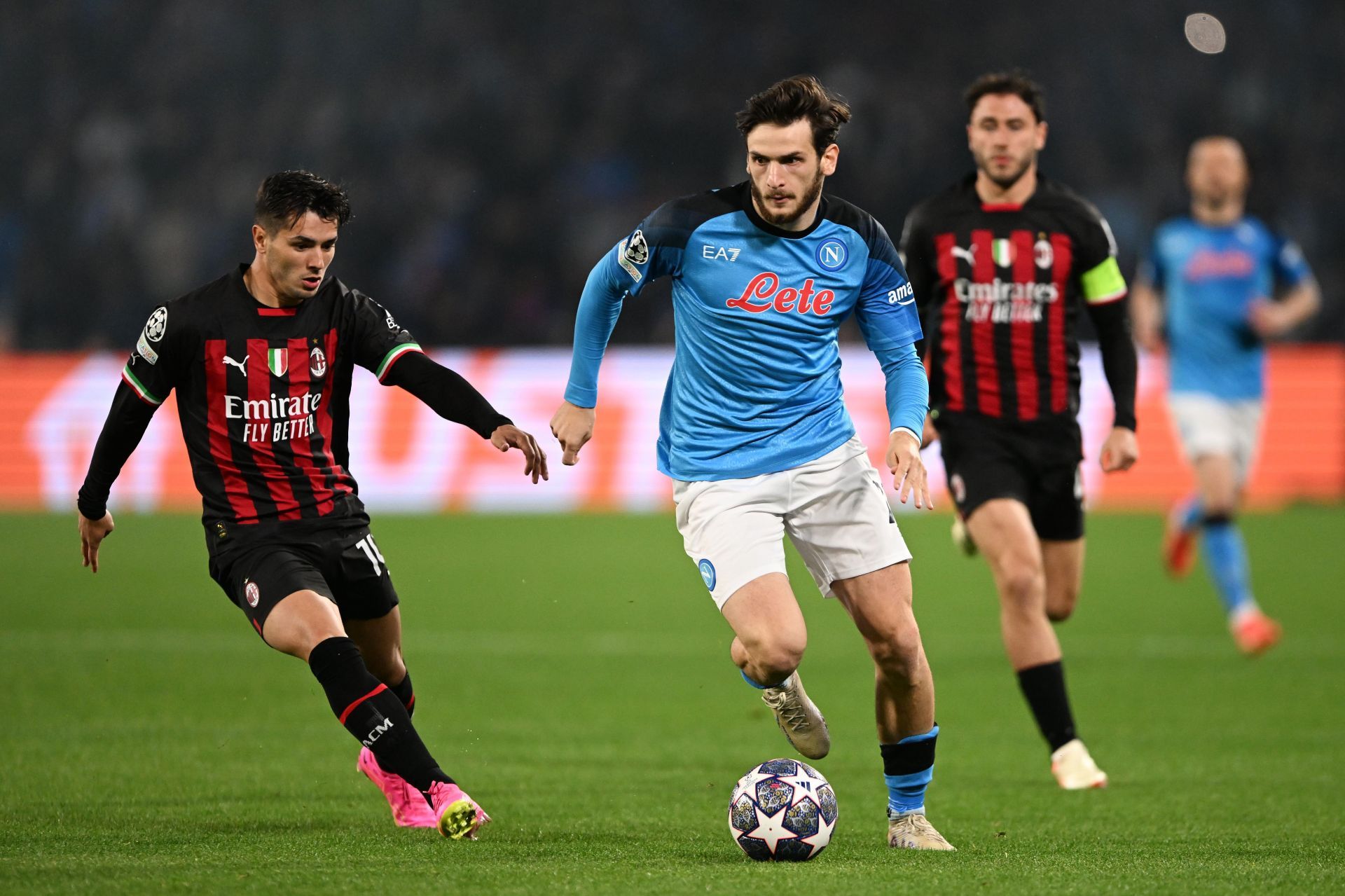 SSC Napoli v AC Milan: Quarterfinal Second Leg - UEFA Champions League