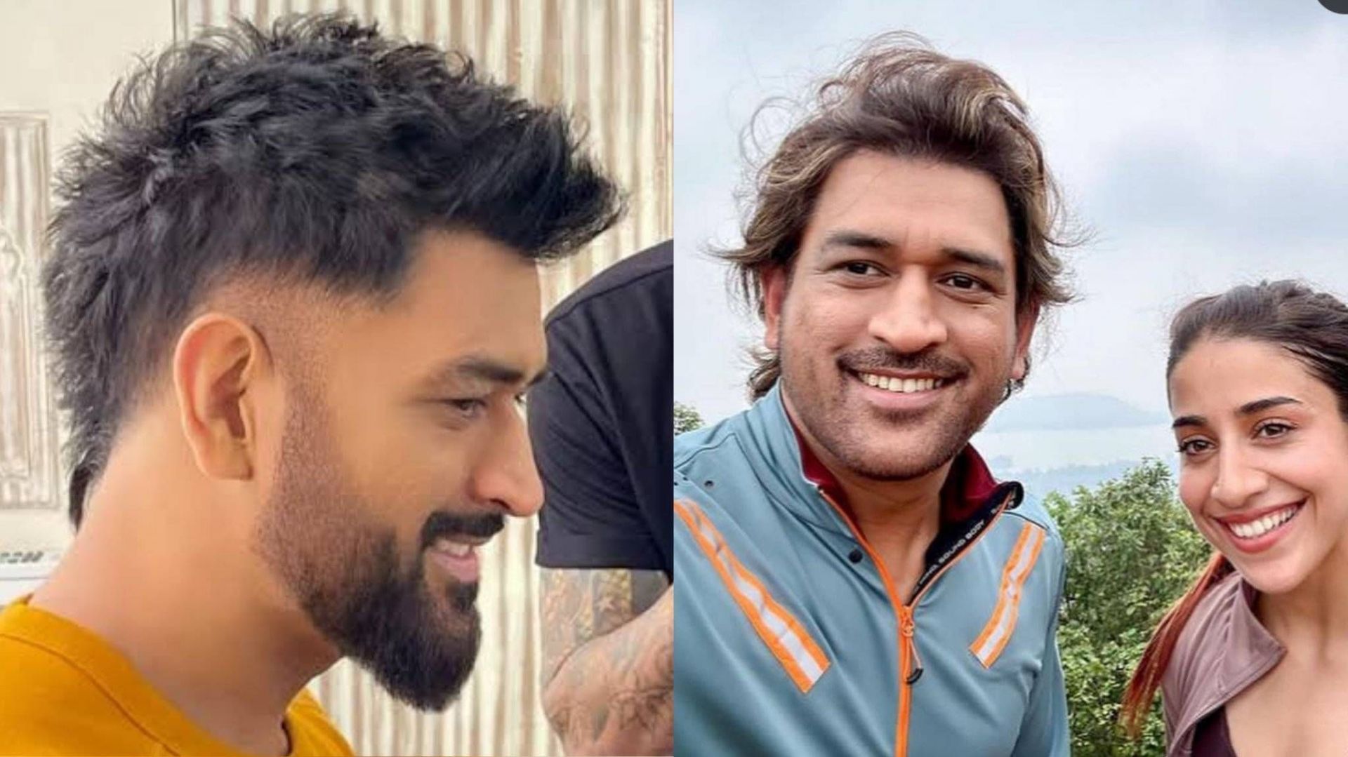 Which look of MS Dhoni is the best? (Image: Instagram)