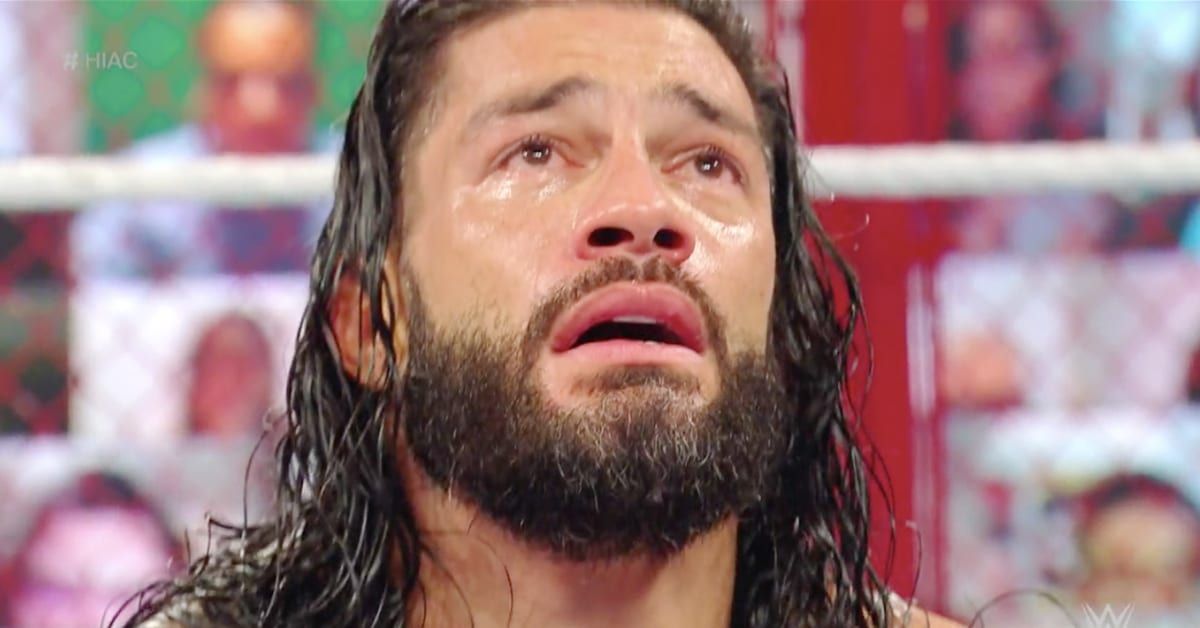 Roman Reigns is wrestling