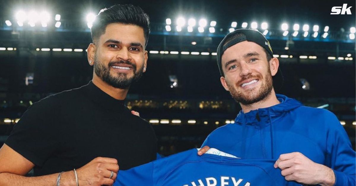 Ben Chilwell and Shreyas Iyer (via Getty Images)