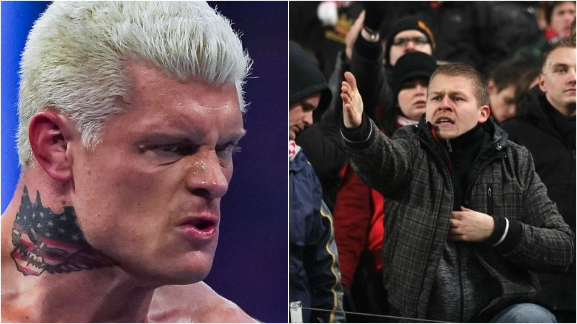 WWE fans took down one of their own to defend Cody Rhodes.