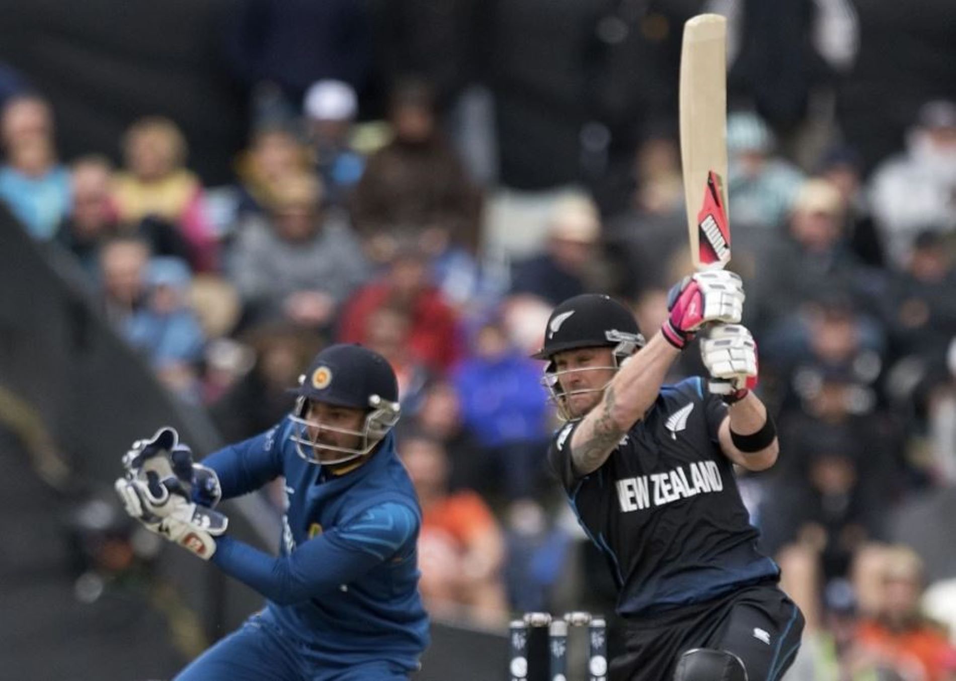 Brendon McCullum set the tone for New Zealand's attacking approach in 2015.