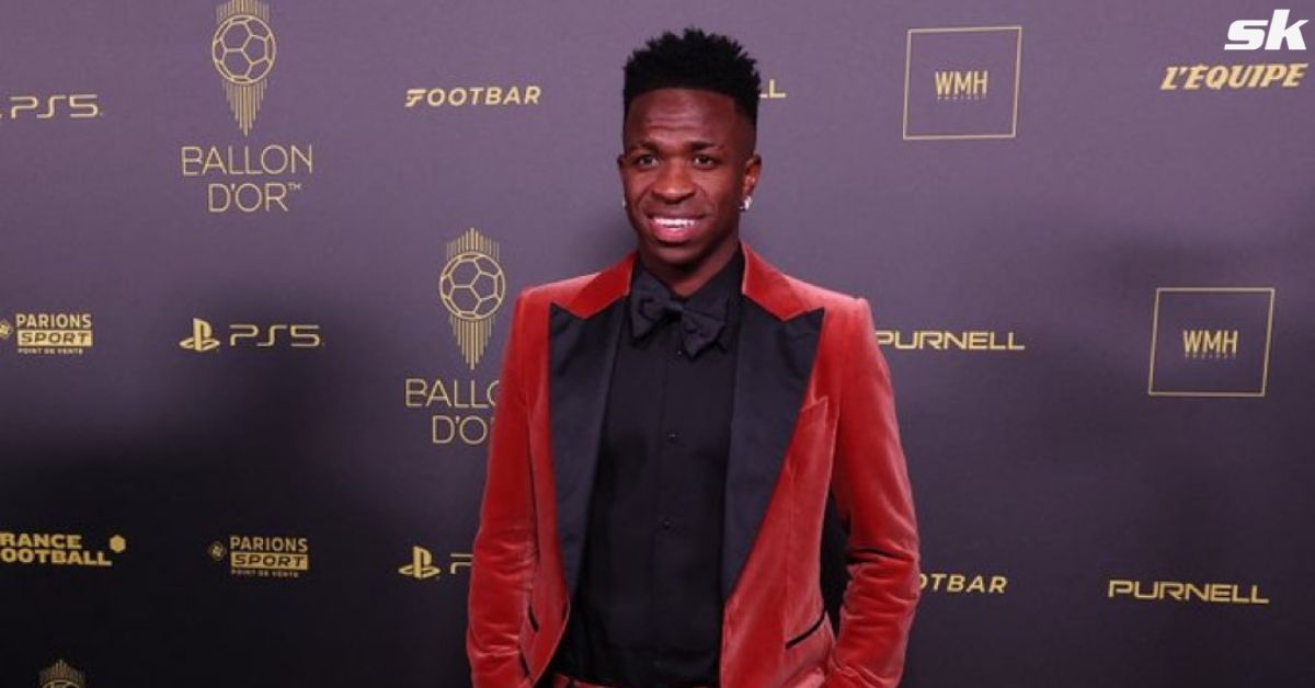 Real Madrid superstar Vinicius wins Socrates Award at Ballon d&rsquo;Or gala