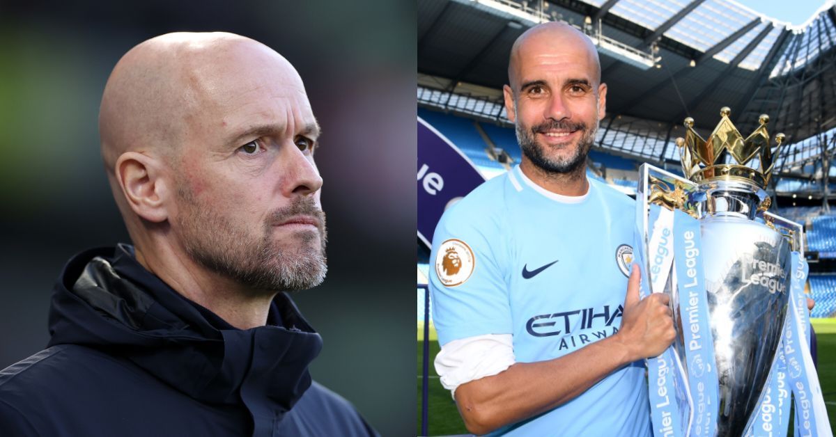 Erik Ten Hag and Pep Guardiola 