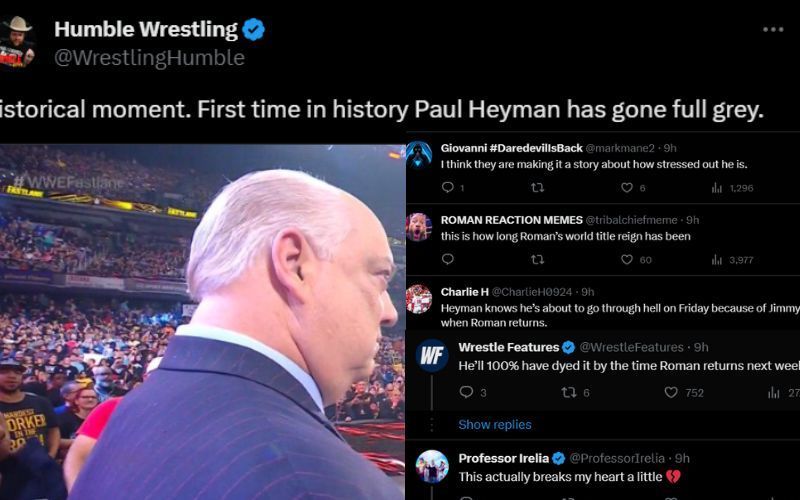 WWE fans believe Paul Heyman is stressed about Roman Reigns&#039; big return on SmackDown.