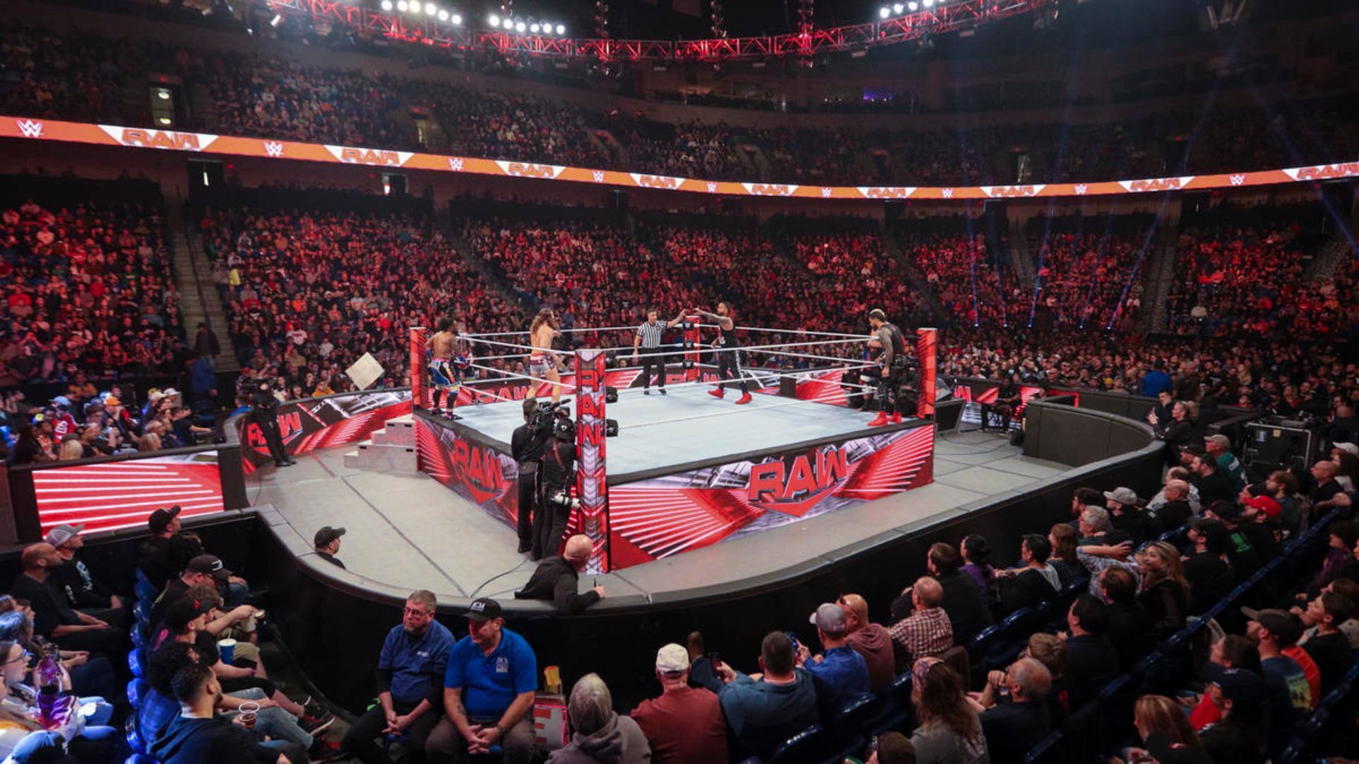 WWE RAW arena. Image Credits: wwe.com