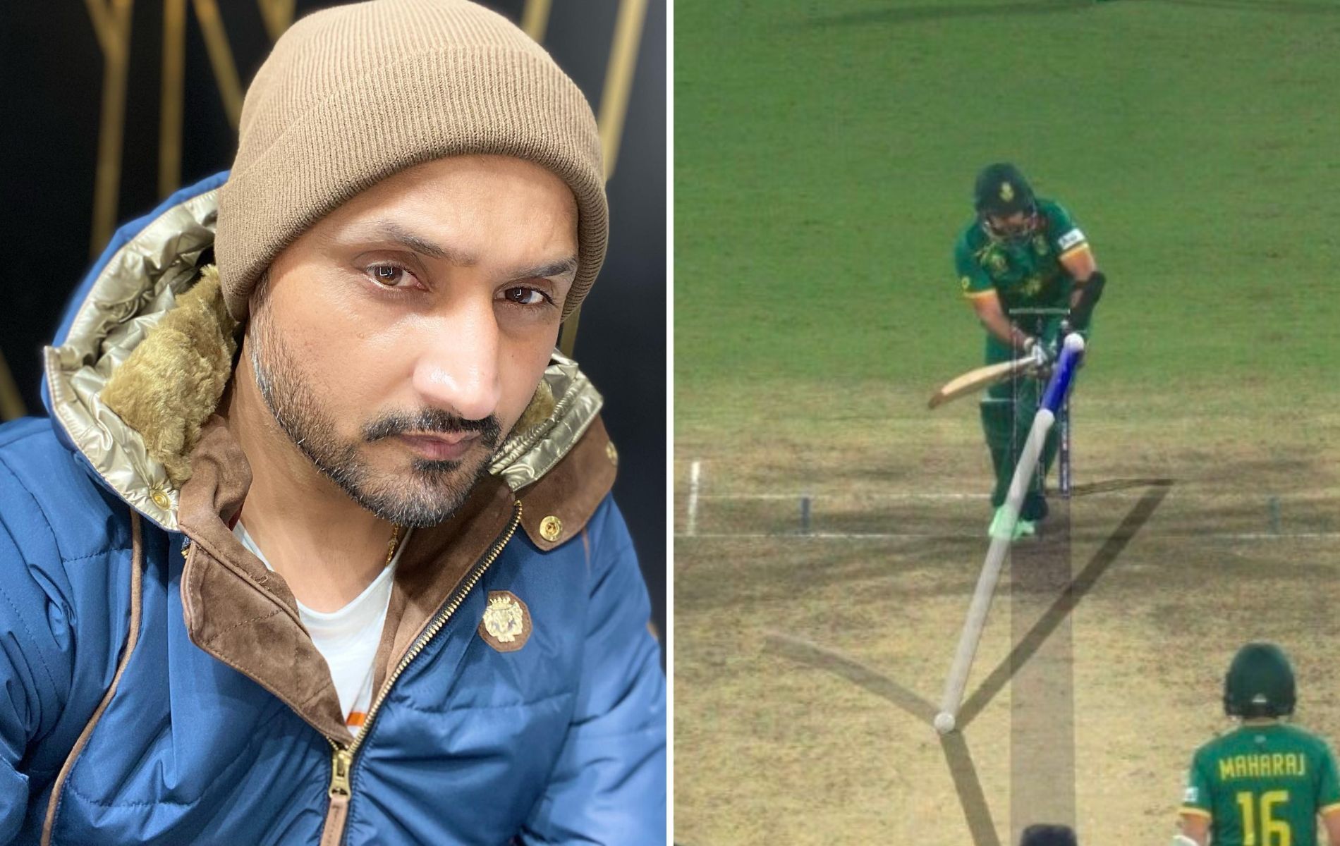 Harbhajan Singh (L) (Pics: Instagram)