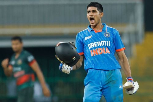 Shubman Gill wasn't available for India's World Cup opener against Australia. [P/C: BCCI]