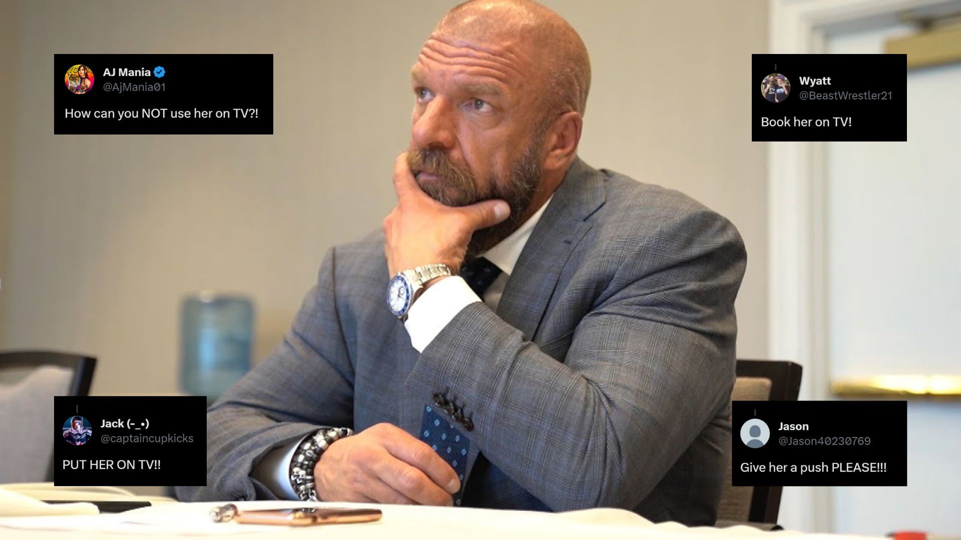 Triple H is the Chief Content Officer of WWE!