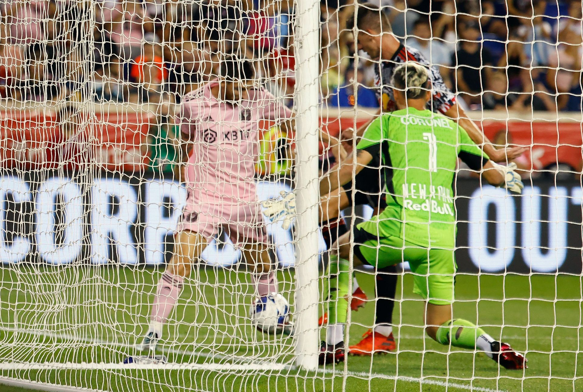 Lionel Messi has faced Carlos Coronel in the MLS.