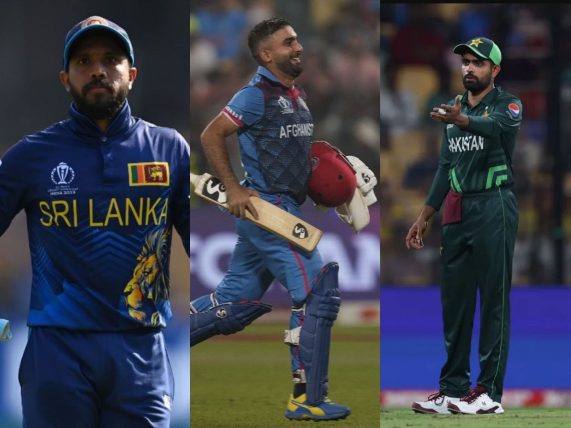 Kusal Mendis, Hashmatullah Shahidi and Babar Azam [Getty Images]