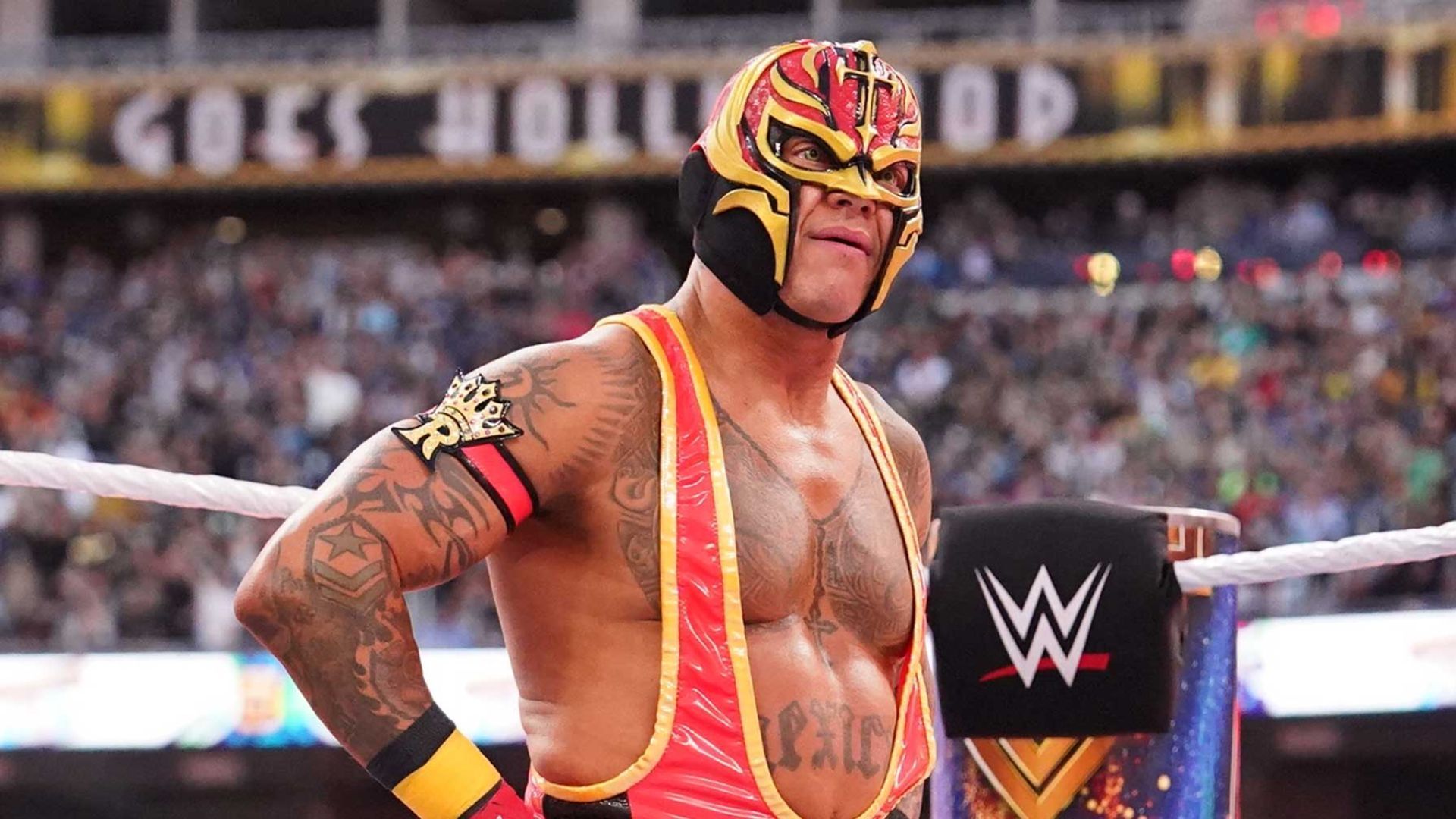 Rey Mysterio was recently challenged by Logan Paul. Image Credits: Twitter