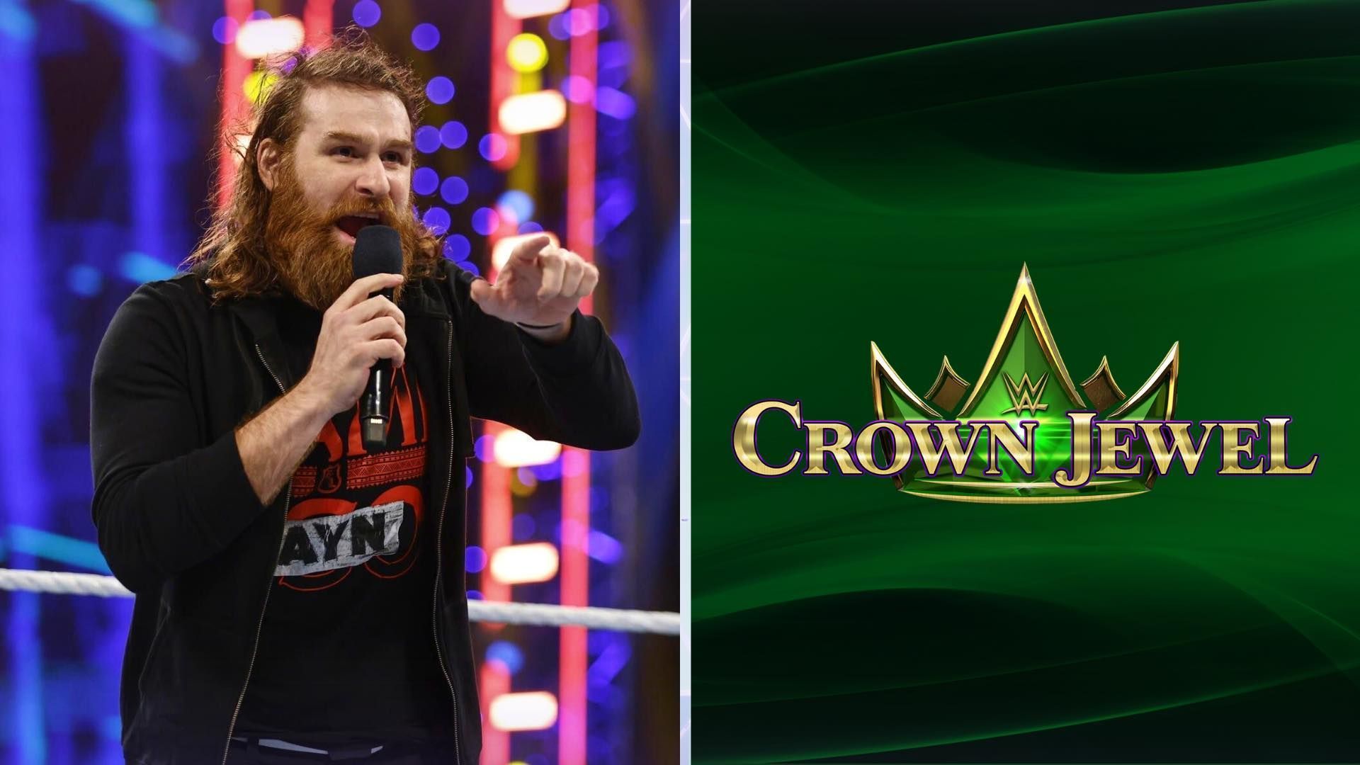 Sami Zayn will be in action at WWE Crown Jewel 2023.