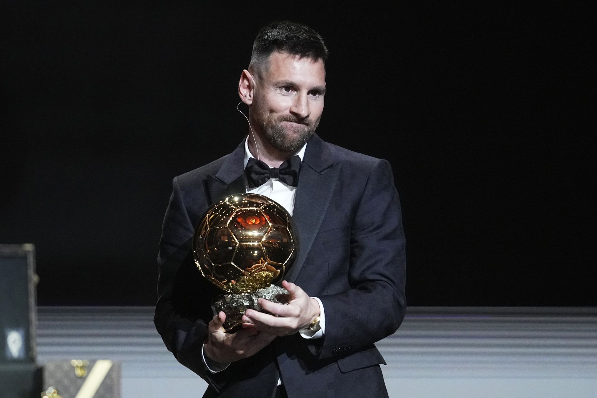 Lionel Messi thanked his teammates for his success.