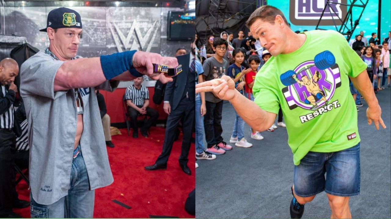 John Cena has been with WWE for 21 years.