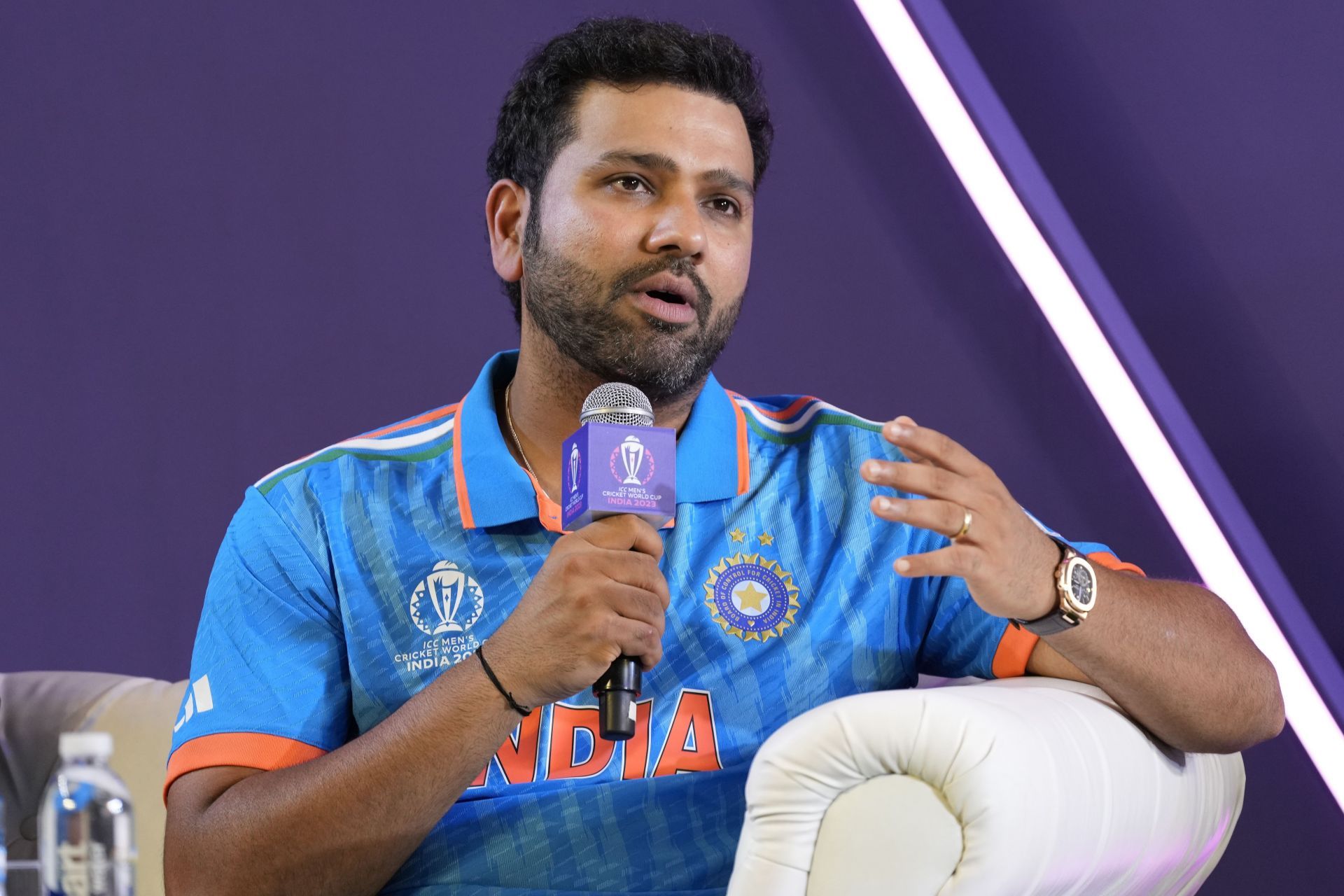Rohit Sharma has led India to eight wins out of eight