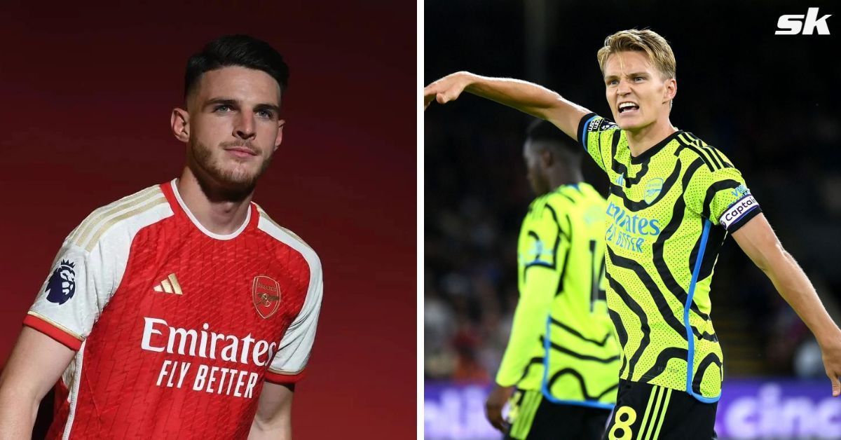 Declan Rice &amp; Martin Odegaard offer support to Arsenal teammate Kai Havertz