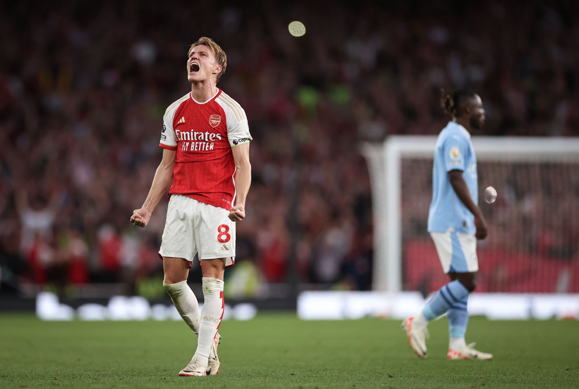 Martin Odegaard lavished praise on the Manchester City superstar.