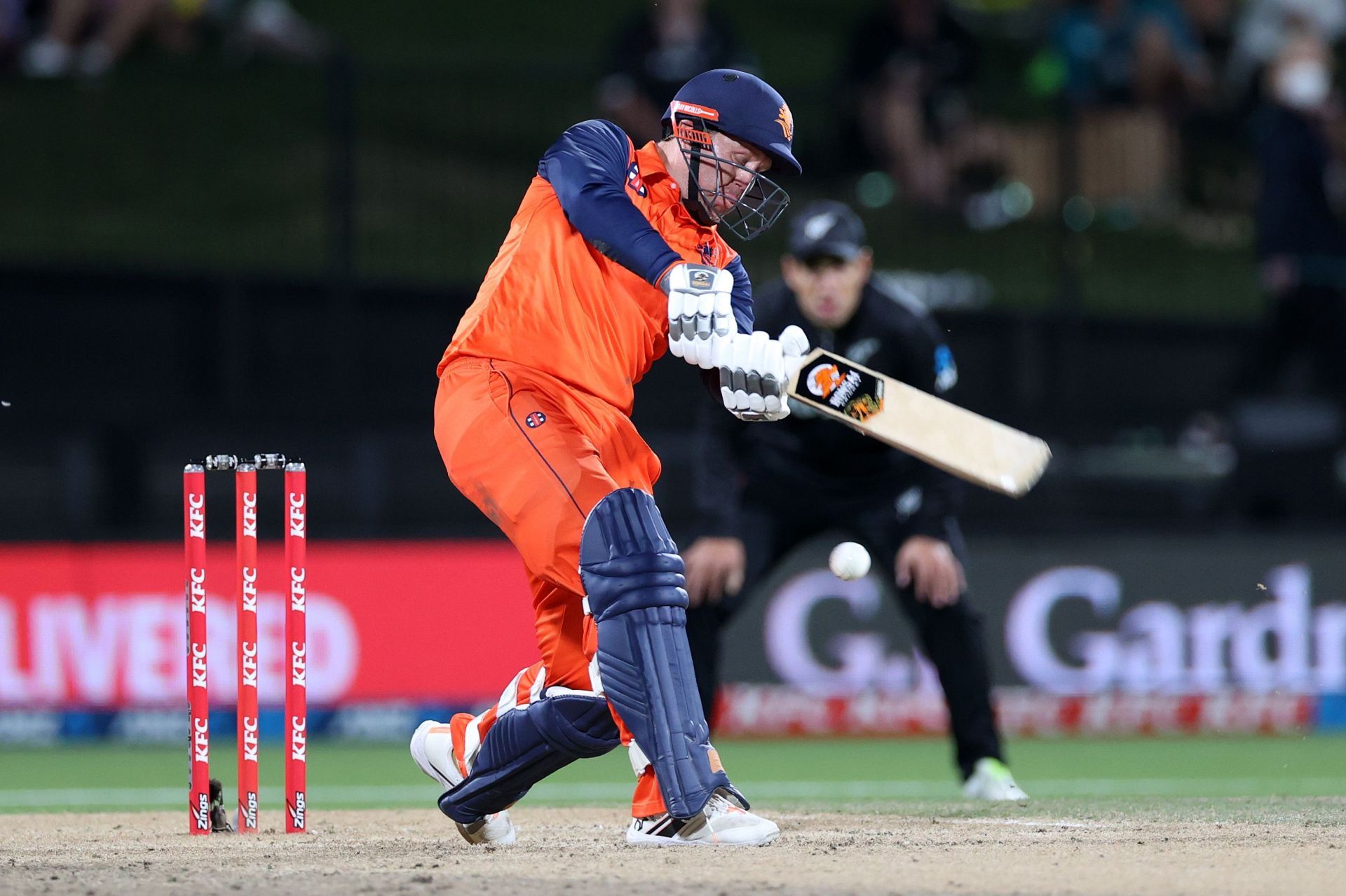 Stephan Myburgh during New Zealand v Netherlands - 3rd ODI [Getty Images]