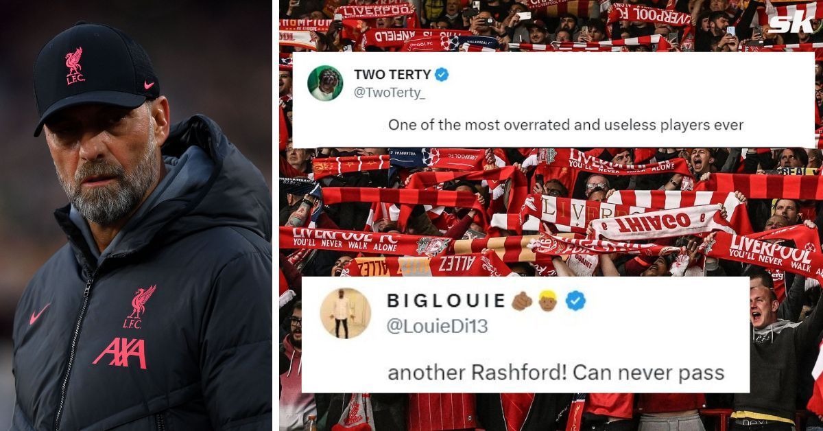 Liverpool fans slammed Diogo Jota on X 